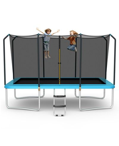 Батут прямоугольный SUGIFT 8 x 14 Feet с защитной сеткой и лестницей