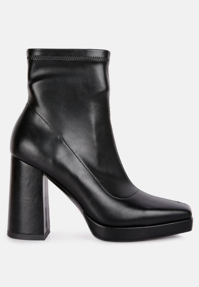 Ботильоны London Rag Womens Tintin Square Toe Ankle Heeled