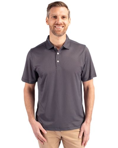 Cutter & Buck Мужская рубашка поло Cutter and Buck Pike Eco Symmetry Print Stretch Recycled