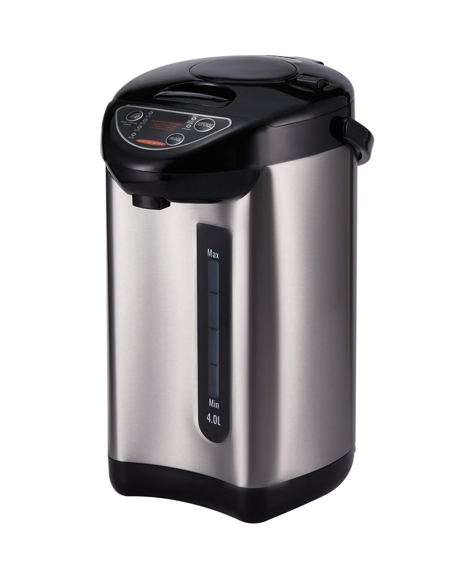 Hot Water Dispenser 4-Temp Stainless Steel Boiler 4L Countertop Heater