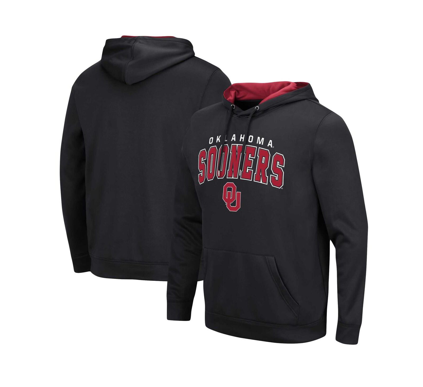 Мужское худи Colosseum Oklahoma Sooners Resistance Pullover