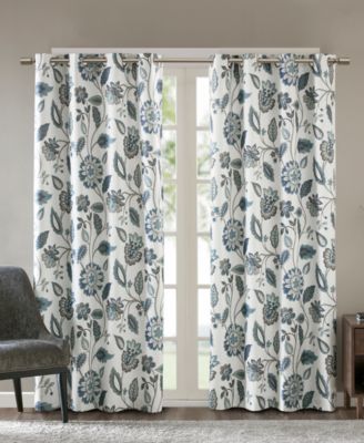 Штора SunSmart Camille Jacquard Room Darkening для спальни, 1 панель