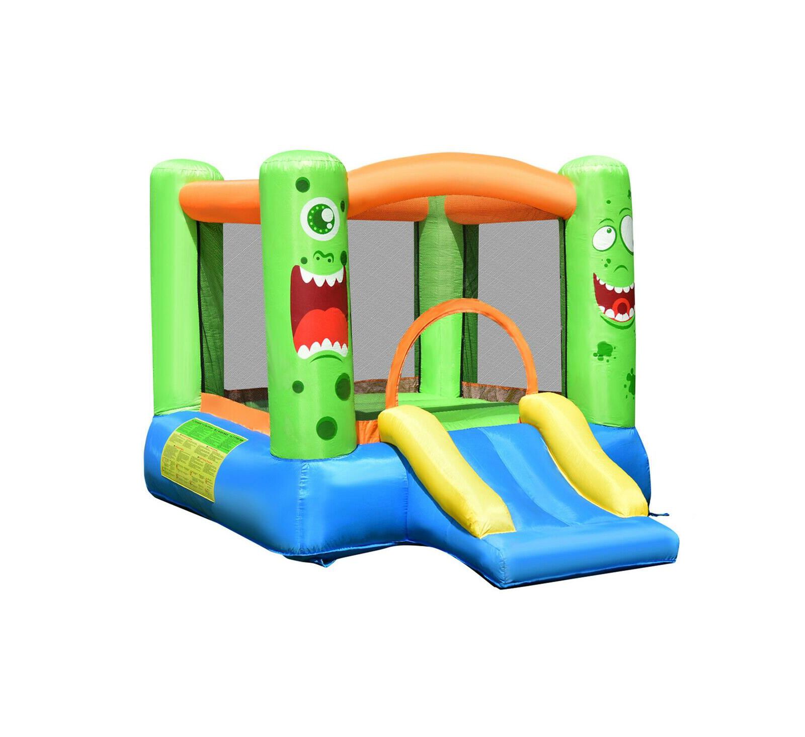 INOLAIT Inflatable Bounce House Jumper Castle Kid's Playhouse without Blower