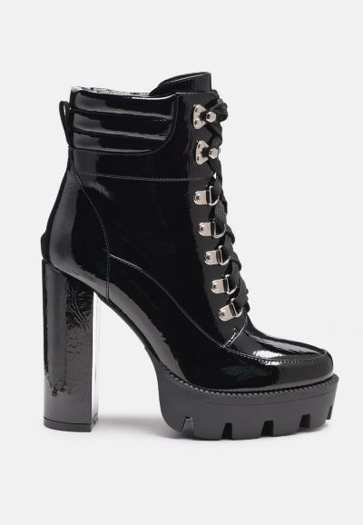 Ботинки London Rag Womens Stopper Cushion Collared Lace Up