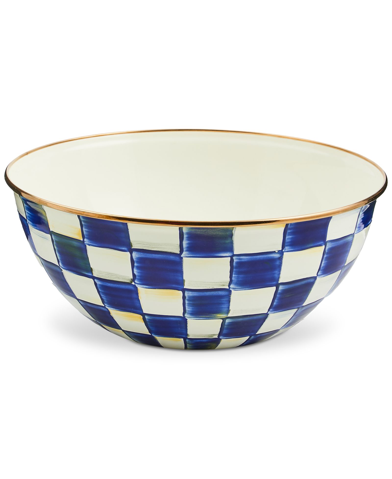 Mackenzie-Childs Royal Check Large Everyday Bowl, 128-oz.