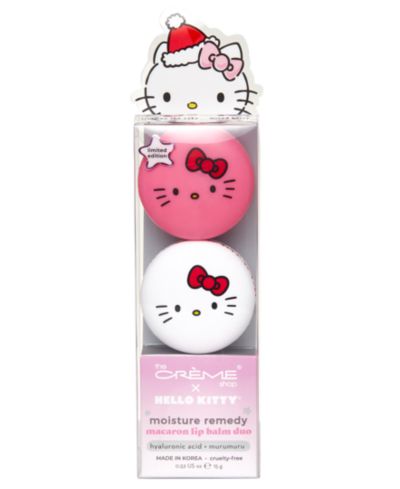 The Crème Shop X Hello Kitty Набор бальзамов для губ Macaron, 2 шт.