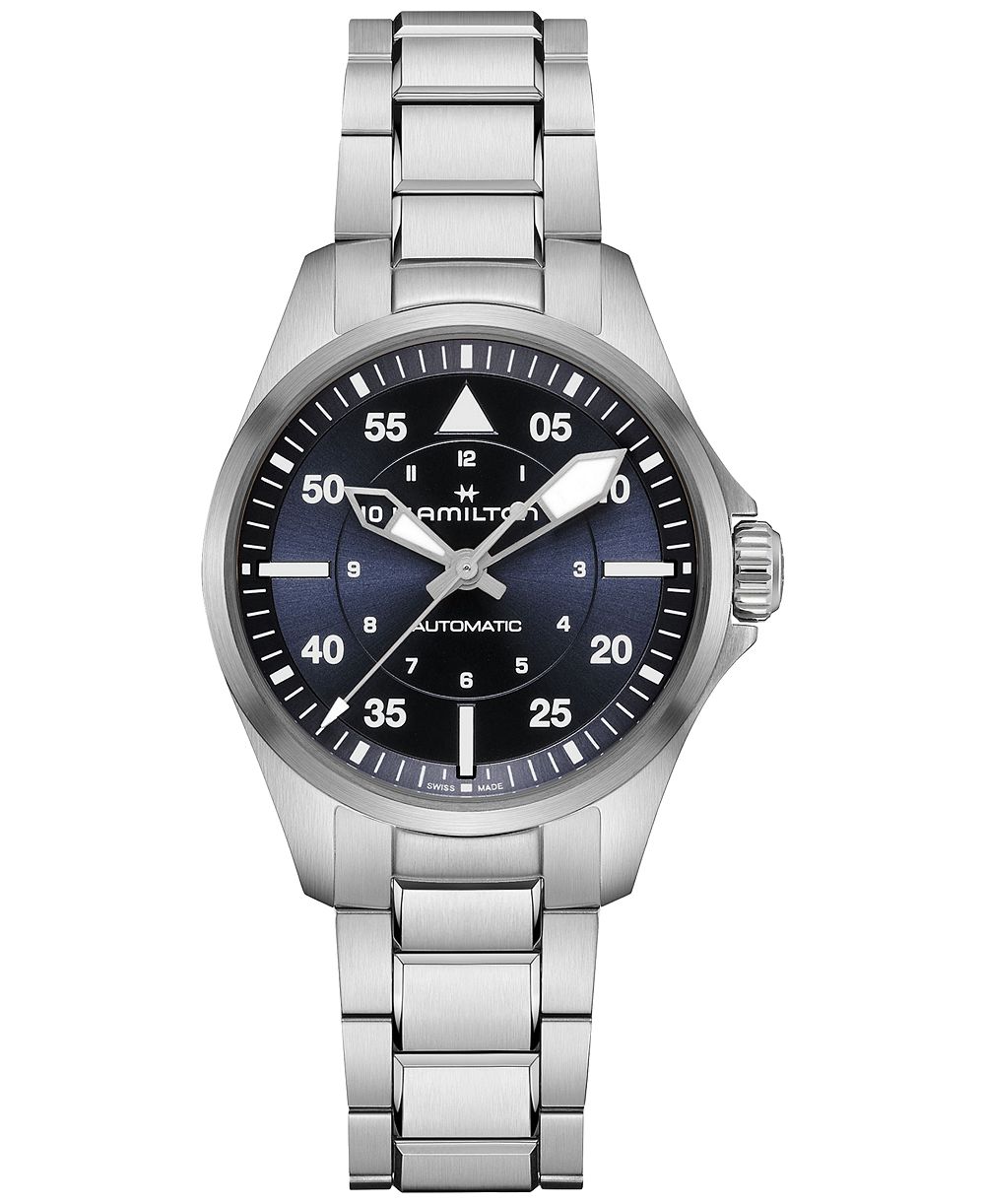 Hamilton Women's Swiss Automatic Khaki Aviation Stainless Steel Bracelet Watch 36mm