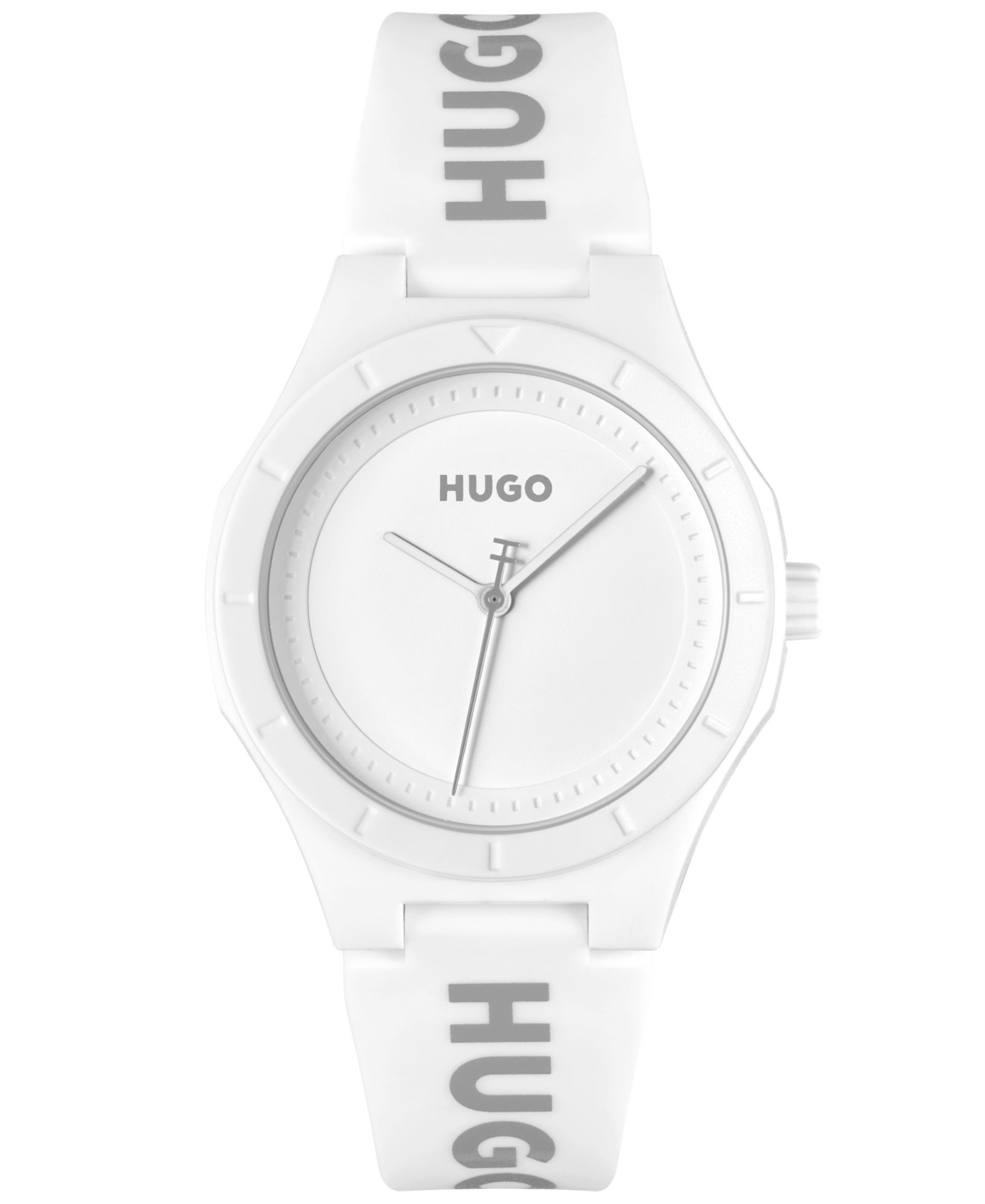 HUGO BOSS Women's Lit for Her Quartz White Silicone Watch 36mm