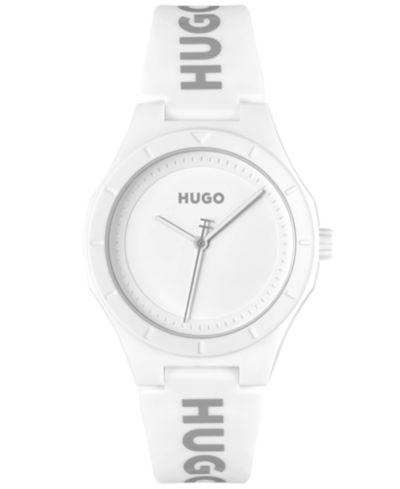 Часы Hugo Boss Women's Lit for Her Quartz White Silicone 36mm