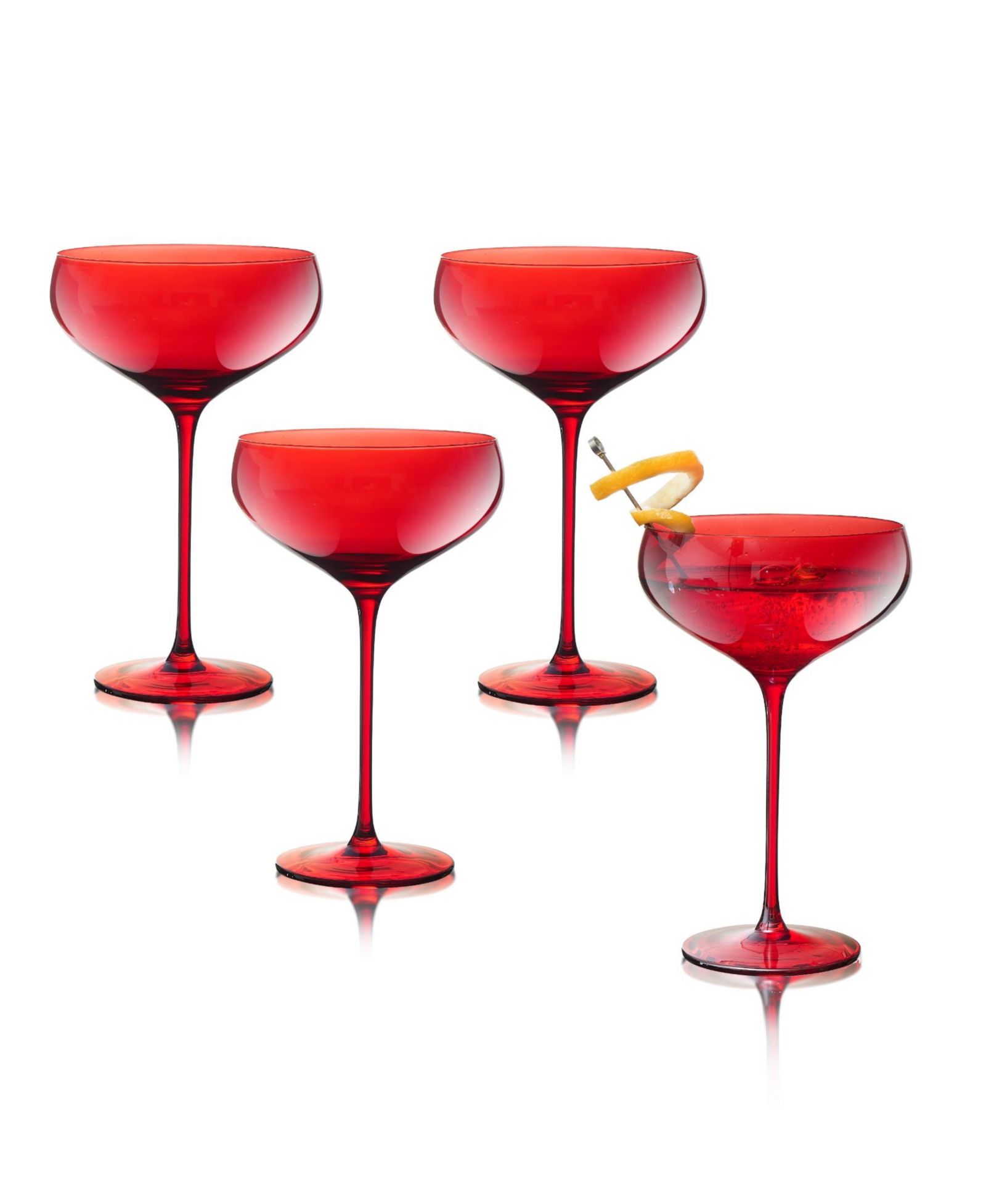 Набор бокалов Qualia Glass Carnival Coupe 13 oz, 4 шт.