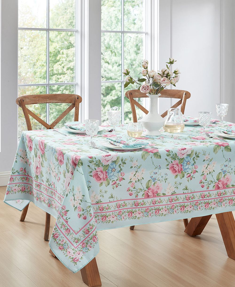 Скатерть Elrene Vintage-Like Floral Garden 52" x 70" Rectangle