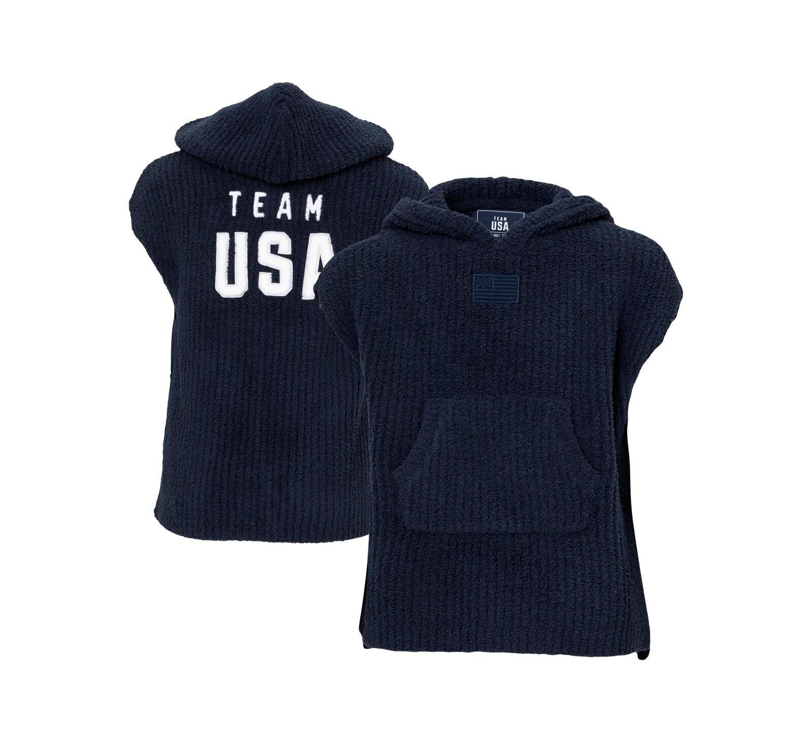 Детское худи ALPHA Navy Team USA Barefoot Dreams CozyChic