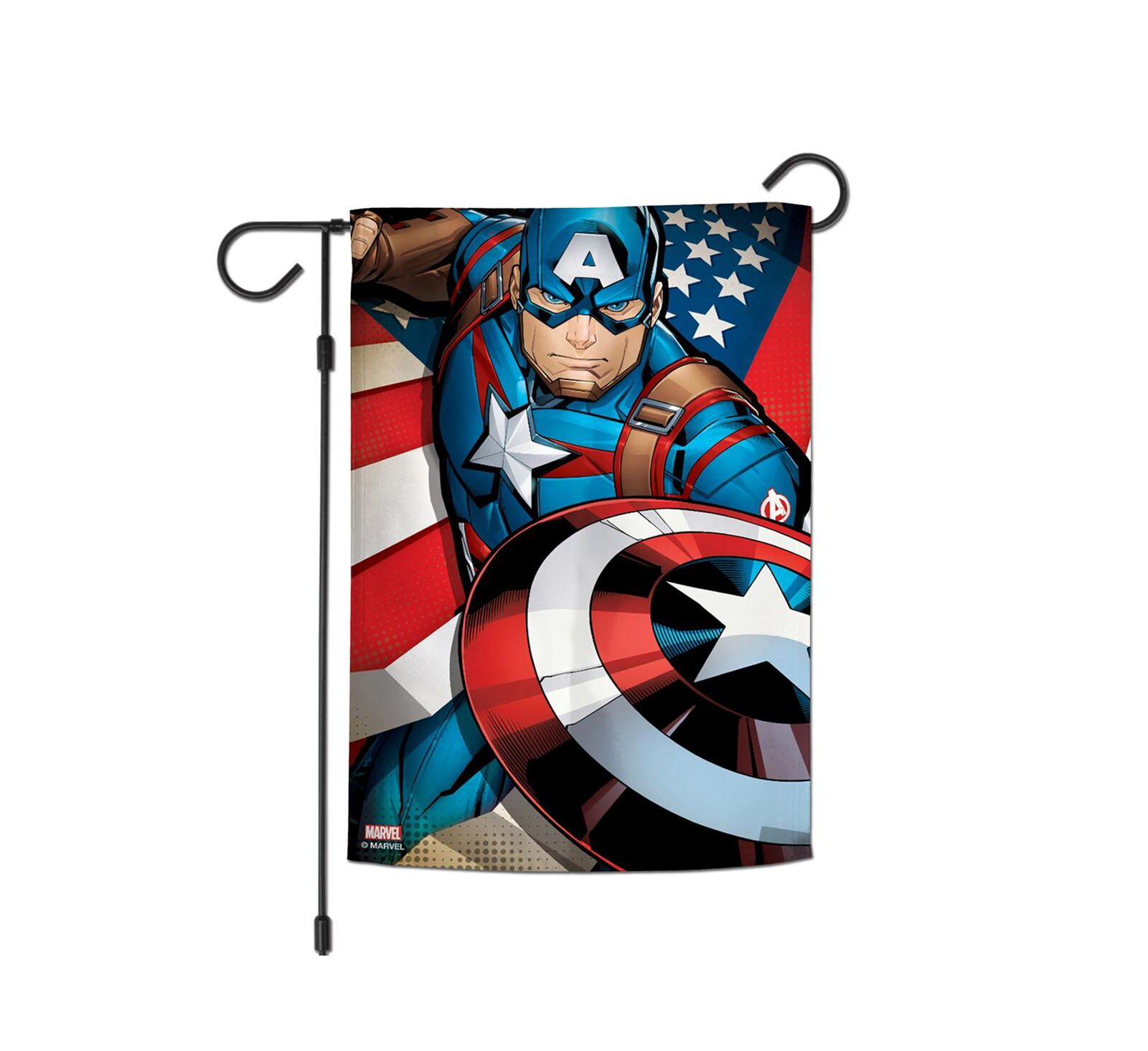 Wincraft Captain America 12" x 18" Двусторонний садовый флаг
