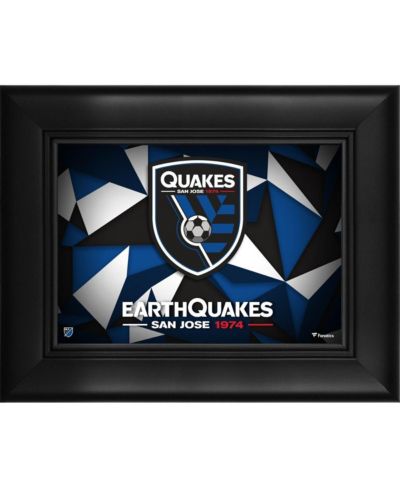 San Jose Earthquakes коллаж с логотипом команды в рамке, 5" x 7"