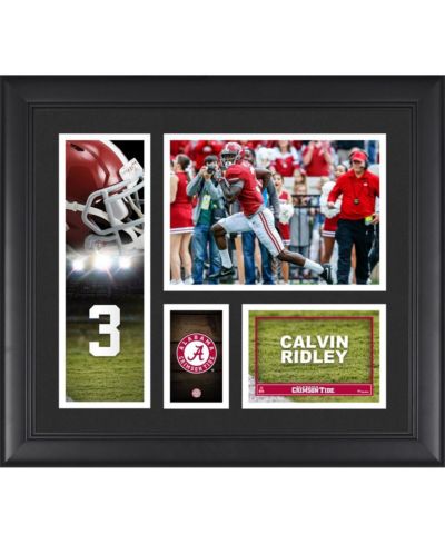 Коллаж Fanatics Authentic Calvin Ridley Alabama Crimson Tide Framed 15" x 17" Player