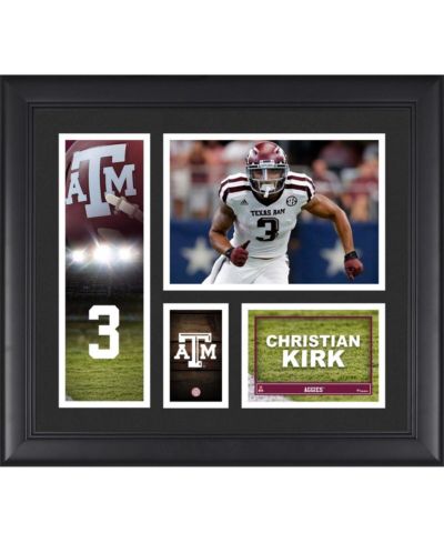 Коллаж Christian Kirk Texas A&M Aggies в рамке, 15" x 17"
