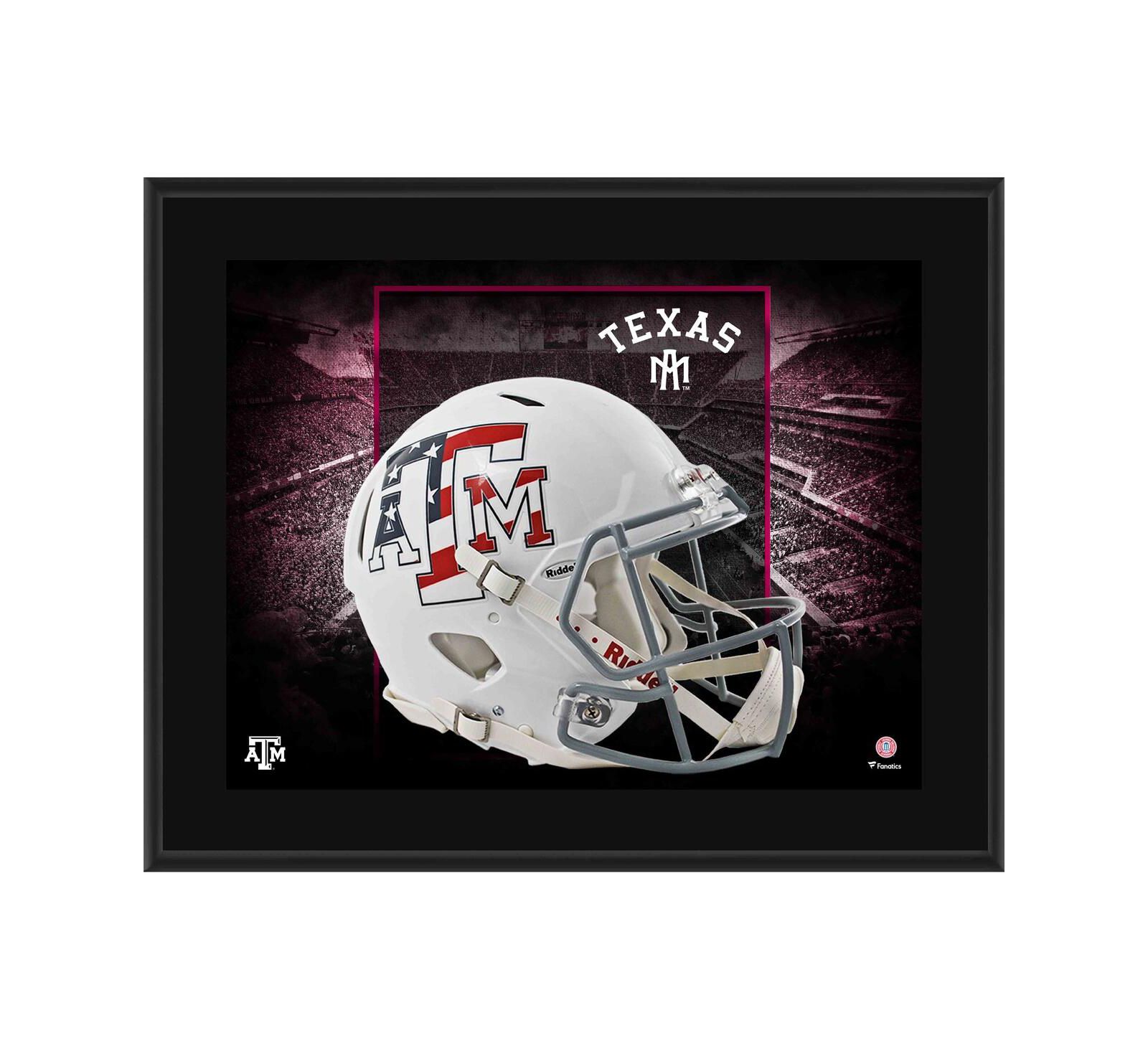 Fanatics Authentic памятная табличка Texas A&M Aggies Stars and Stripes