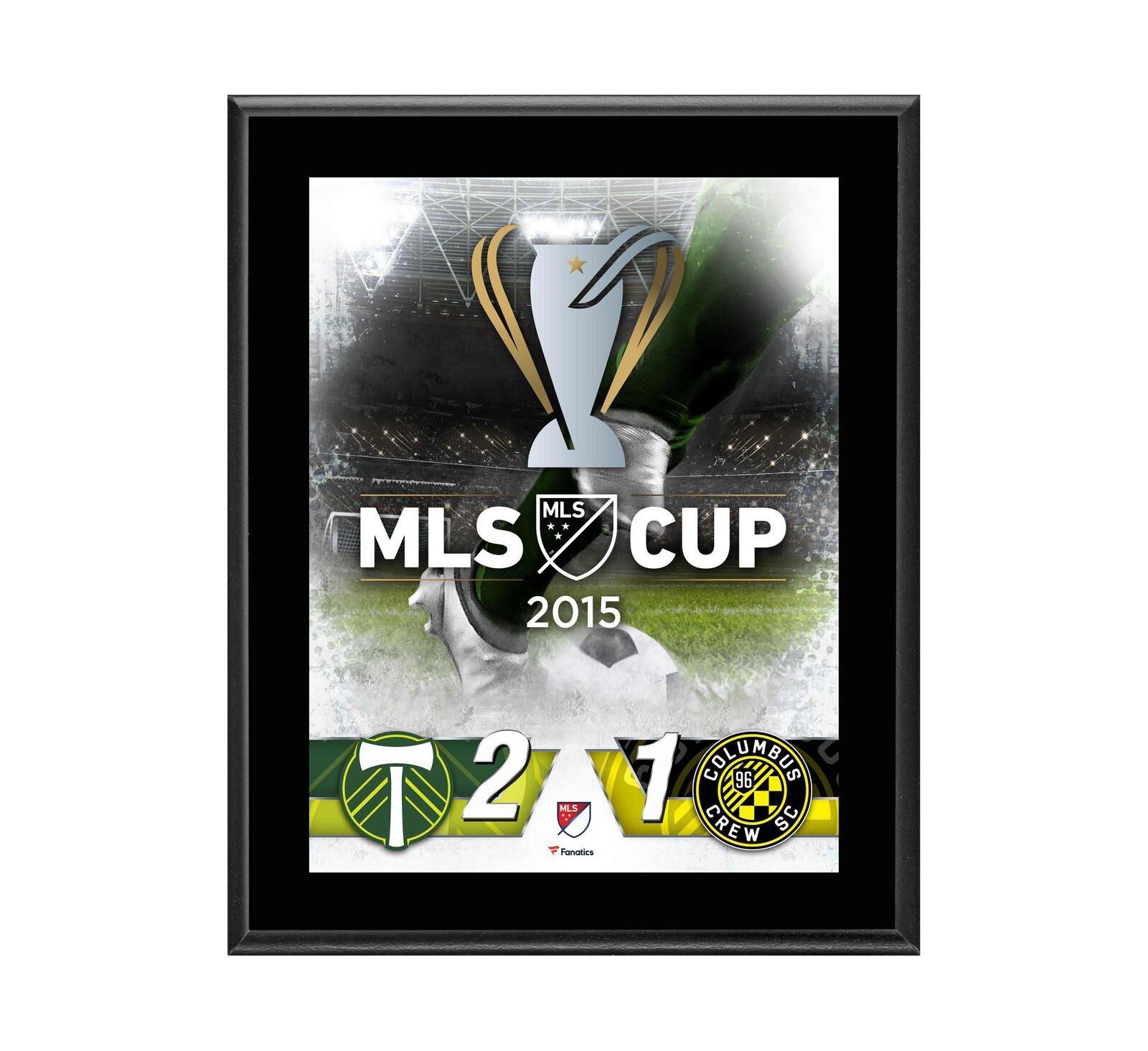 Памятная табличка Fanatics Authentic Portland Timbers Vs. Columbus Crew 2015 MLS Cup