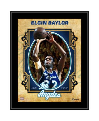 Декоративная табличка Elgin Baylor Los Angeles Lakers Hardwood Classics