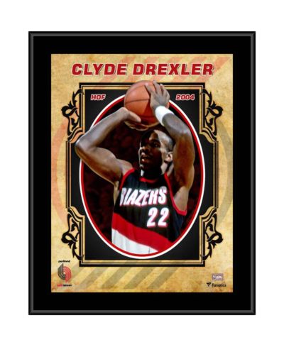 Декоративная табличка Fanatics Authentic Clyde Drexler Portland Trail Blazers Hardwood Classics Player Plaque