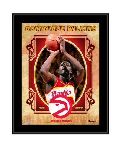 Декоративная табличка Dominique Wilkins Atlanta Hawks Hardwood Classics