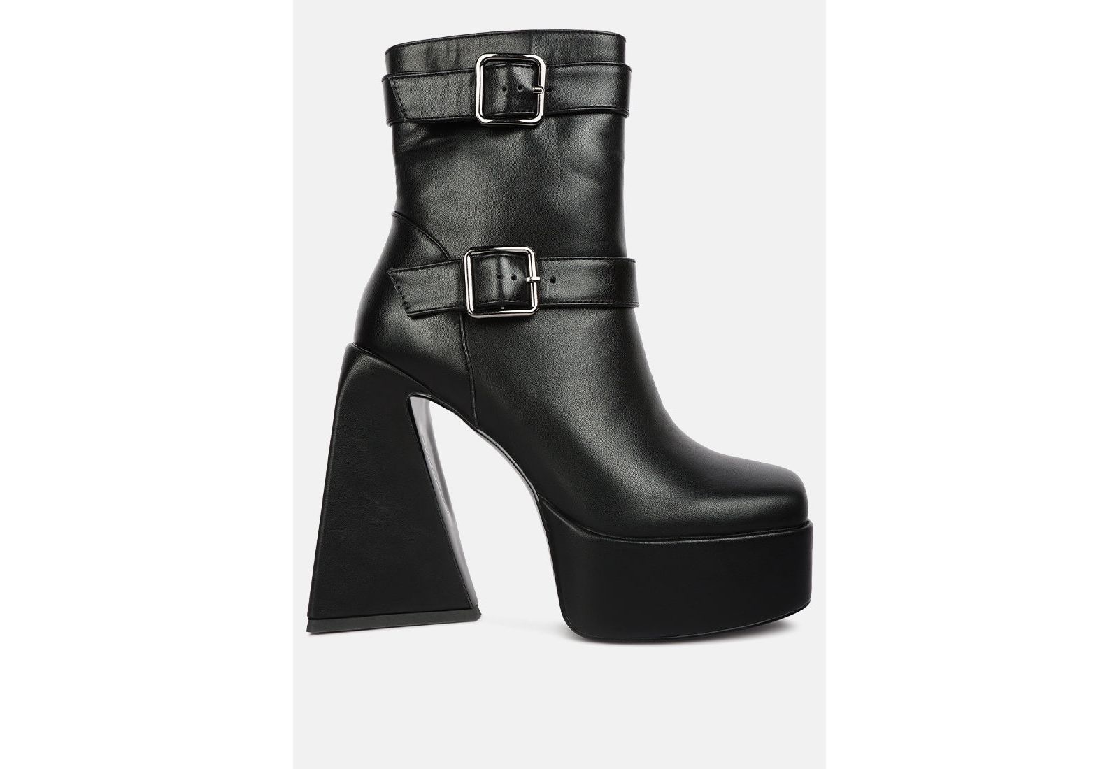 London Rag Womens Hot Cocoa High Platform Ankle Boots