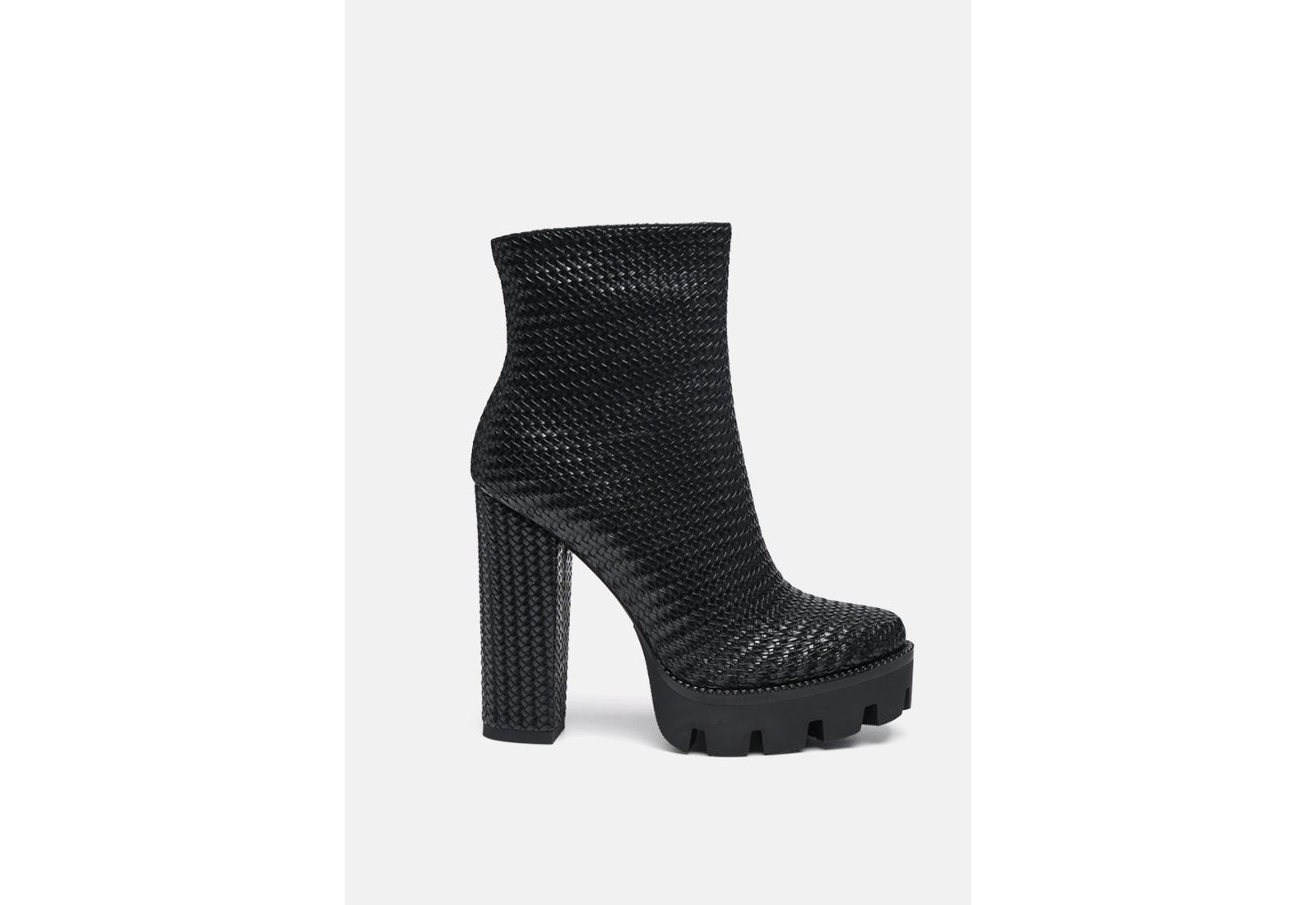 Женские ботинки London Rag Moleski Textured Block Heeled