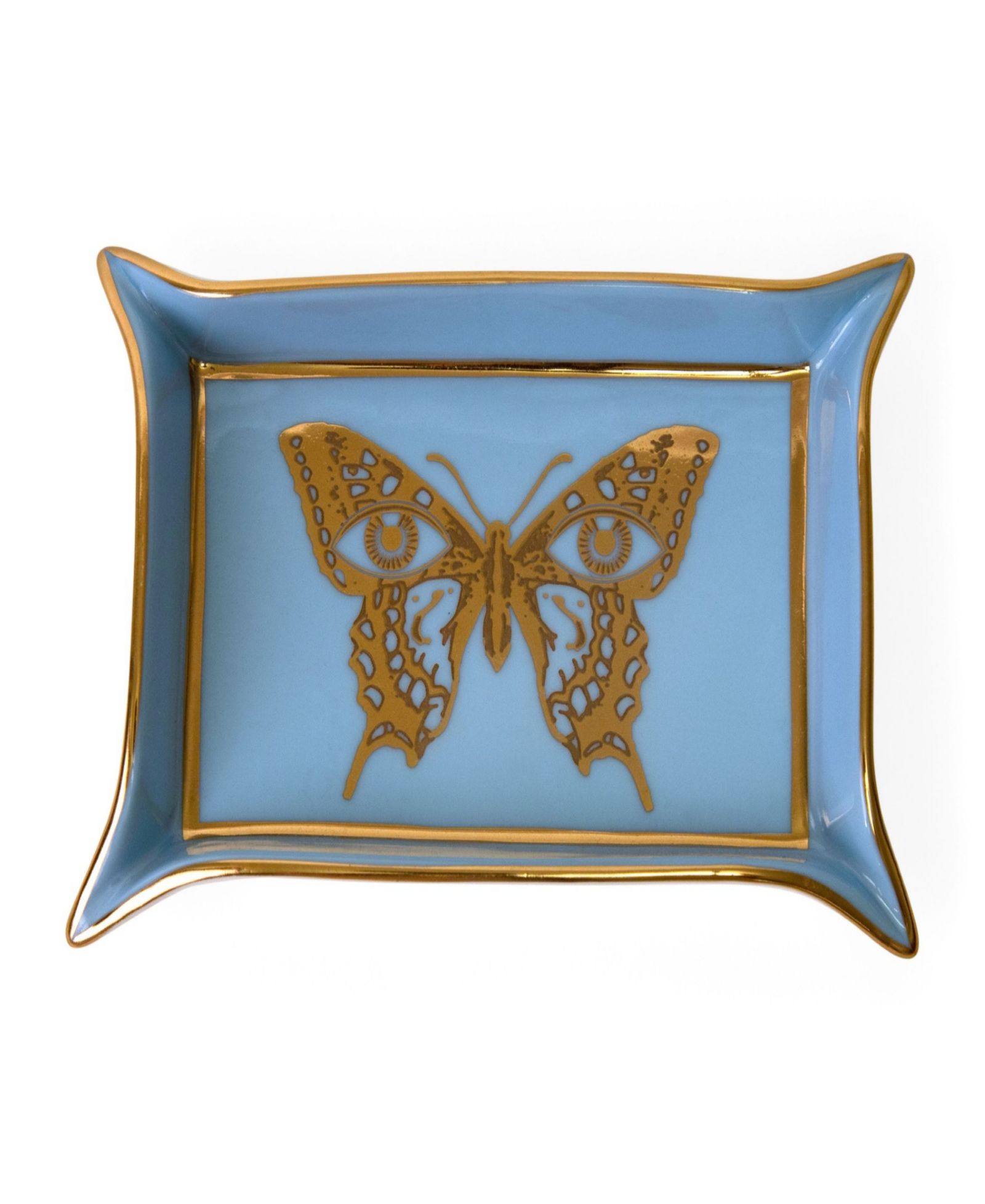 Jonathan Adler Mariposa Porcelain 7" Valet Tray