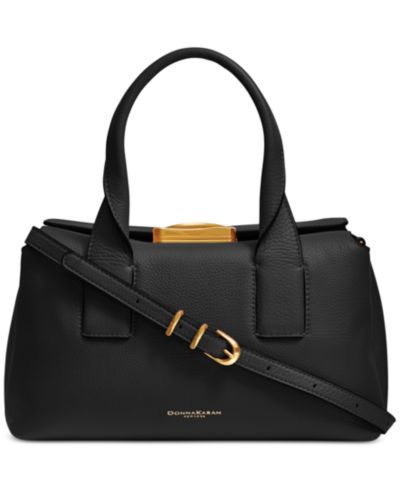 Кожаная сумка-сакво bag Amagansett от Donna Karan New York с магнитным замком