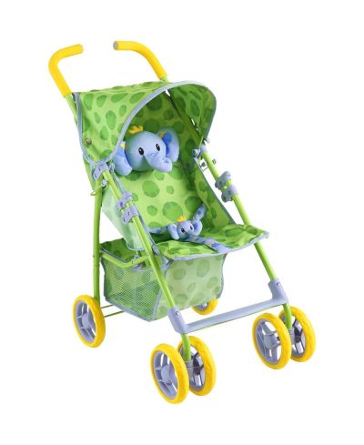 The New York Doll Collection 28" Foldable-Compact Doll Stroller, Ages 3+