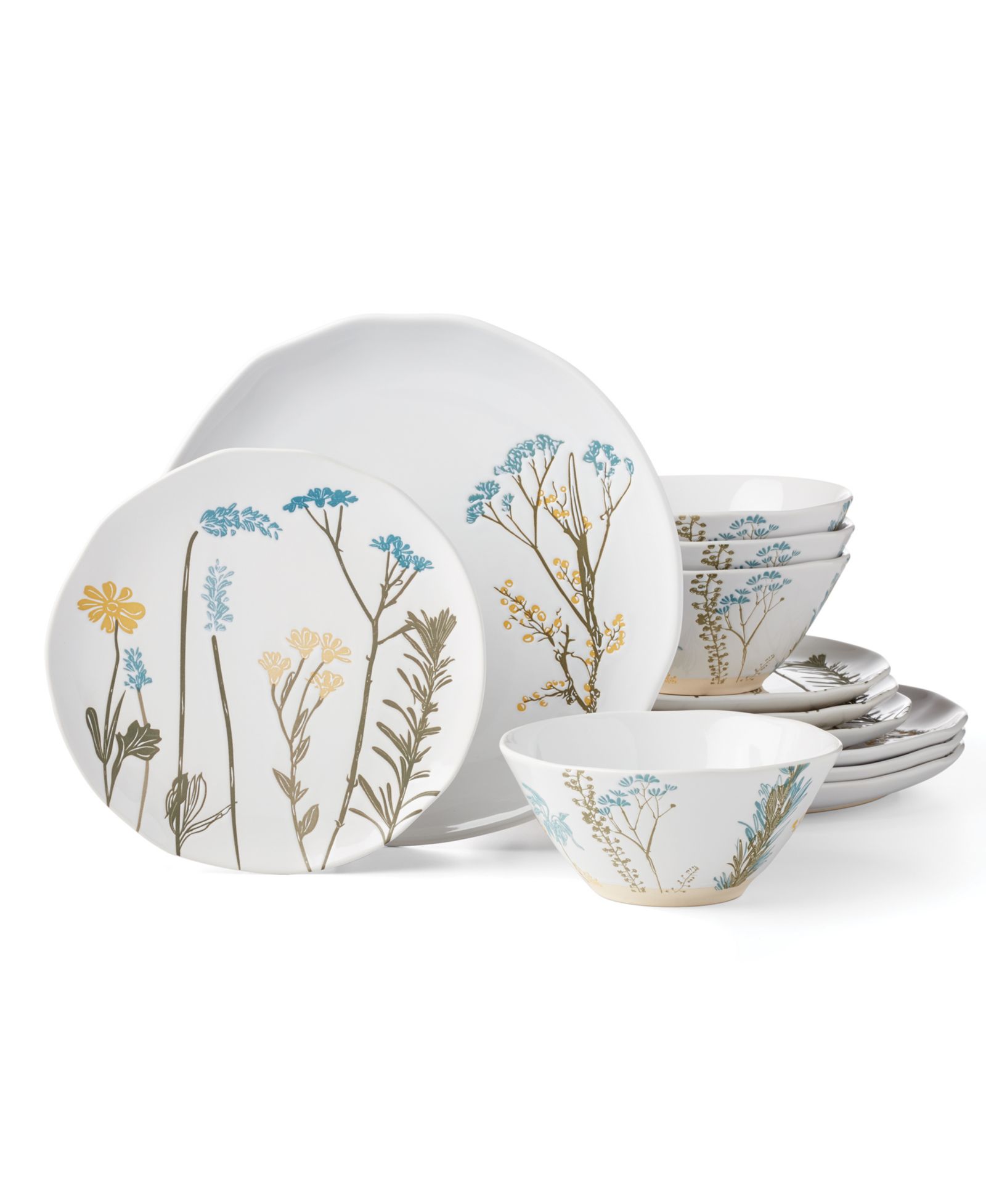 Lenox Wildflowers 12 Pc. Dinnerware Set, Service for 4