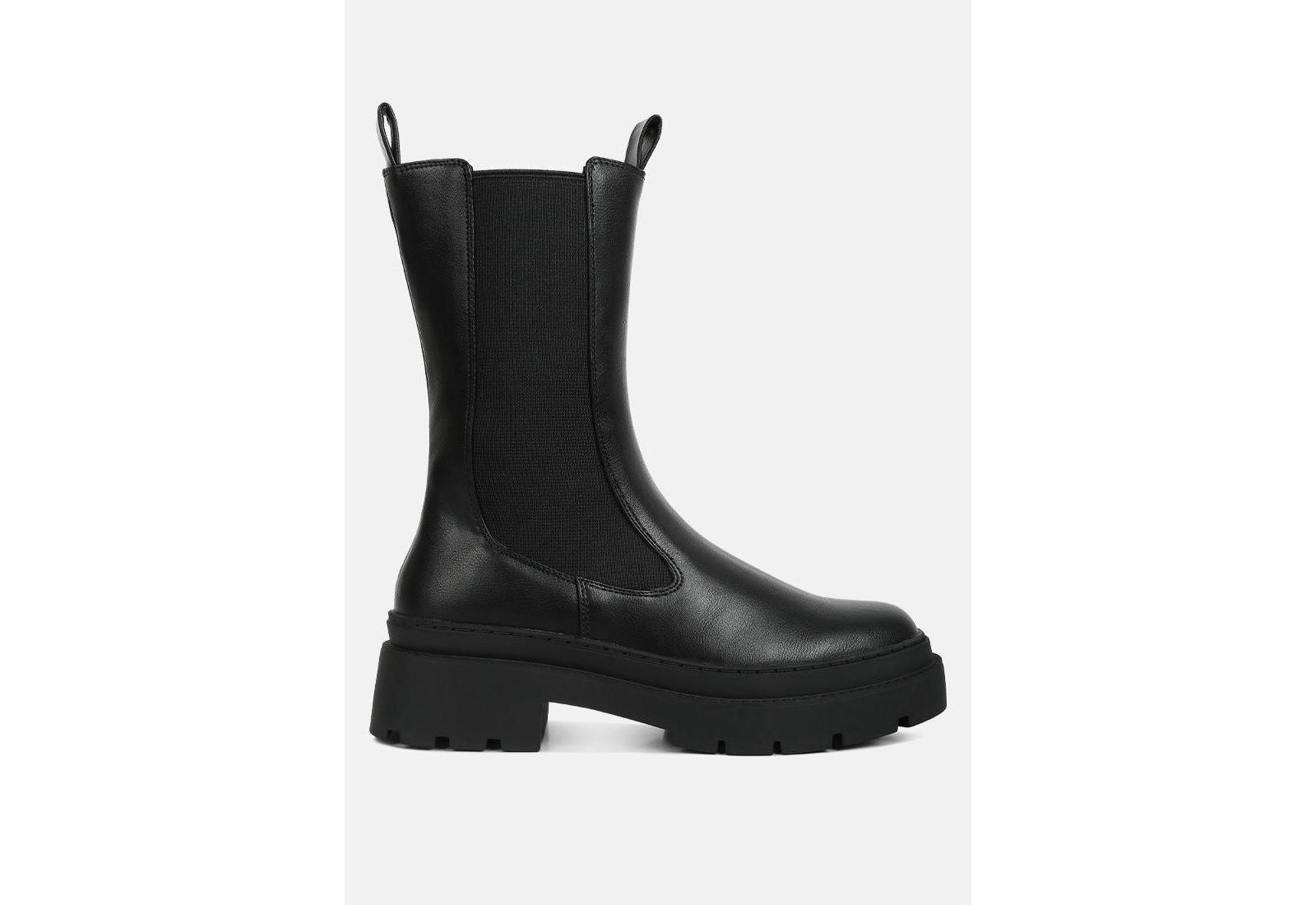 Womens jolt elasticated gussets lug sole boots
