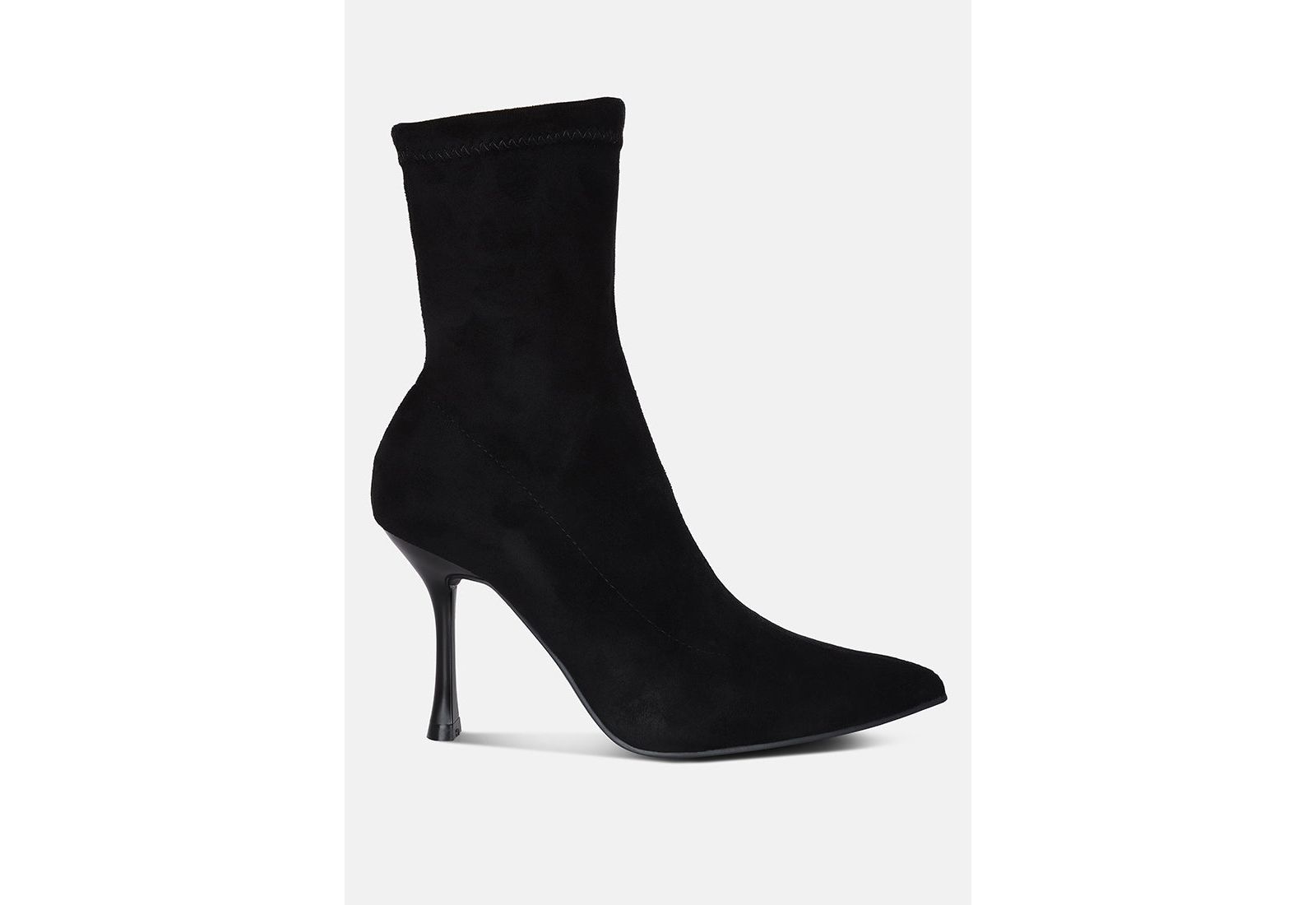 London Rag Women's tweeple stiletto boot with a pointed toe