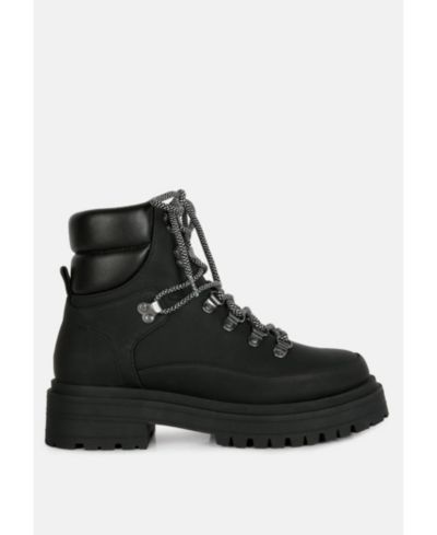 Женские ботинки London Rag Womens Goliath с шнуровкой и массивным каблуком