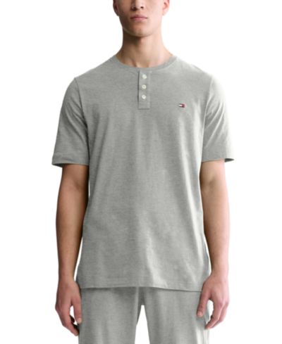 Tommy Hilfiger Мужская футболка Henley Classic-Fit с коротким рукавом