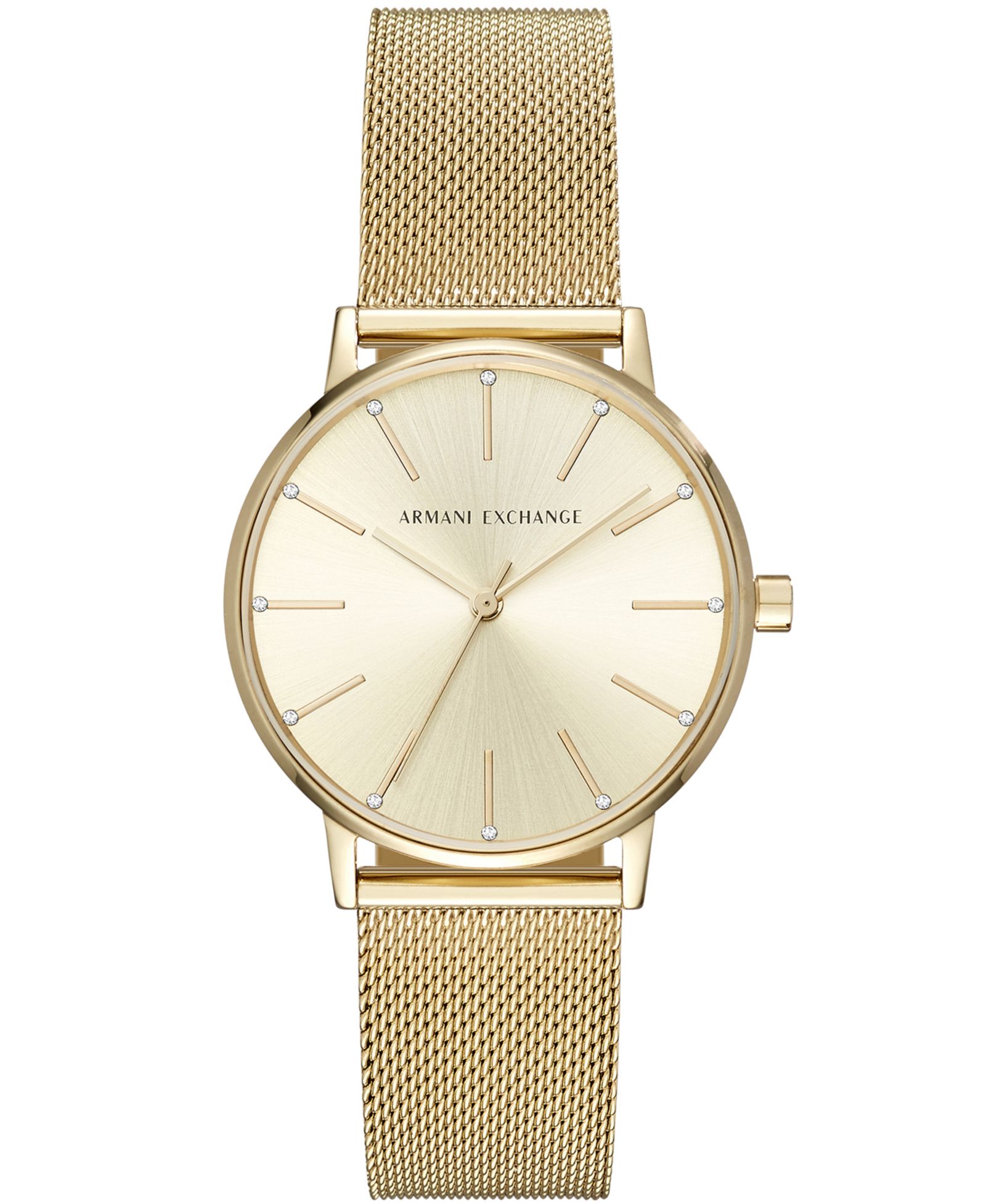 A|X Armani Exchange Женские часы из стали с сетчатым браслетом 36mm