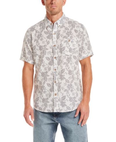 Мужская рубашка Weatherproof Vintage Vintage Classic-Fit Short-Sleeve Button-Down