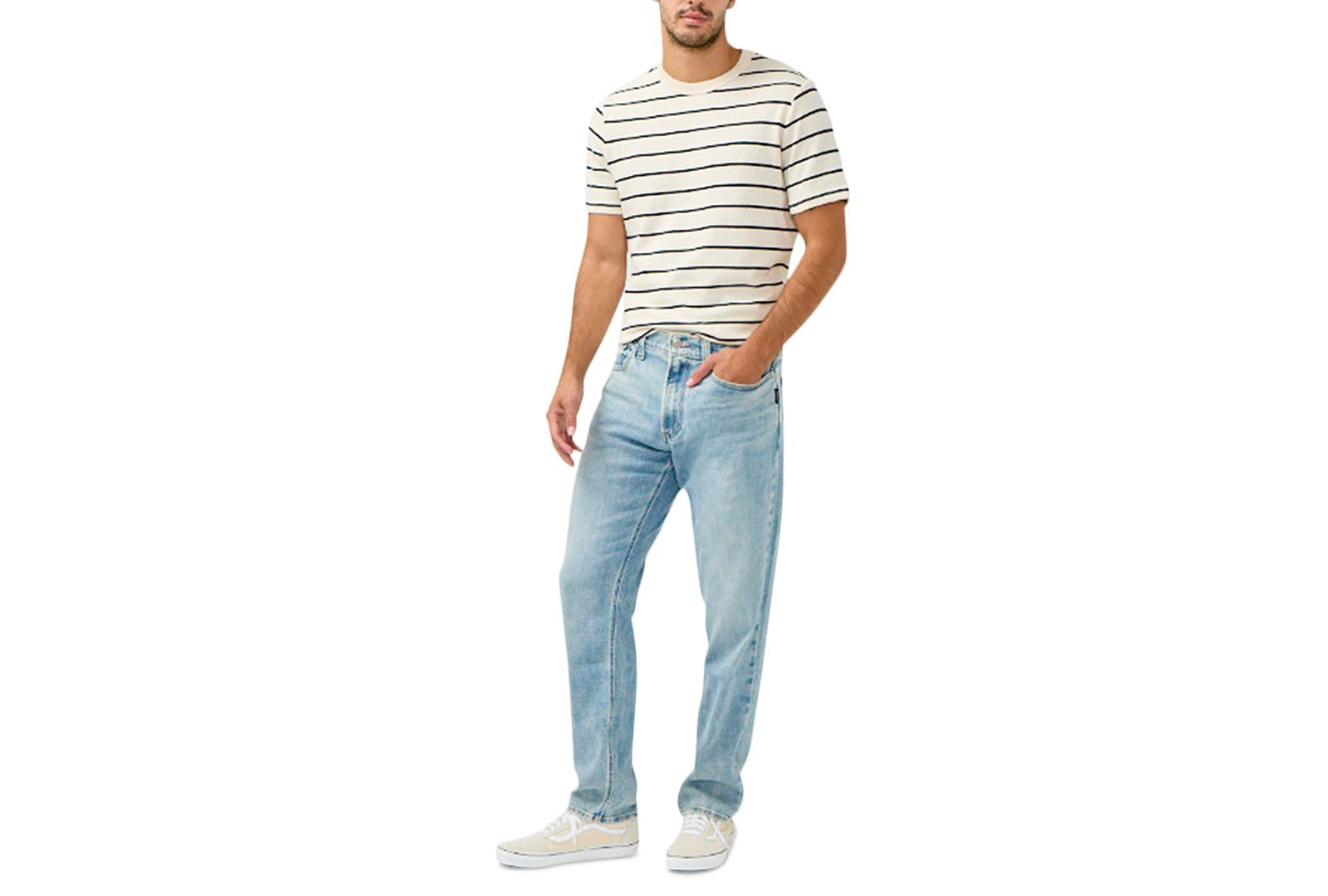Джинсы Silver Jeans Co. Eddie Classic Athletic Fit Tapered Leg