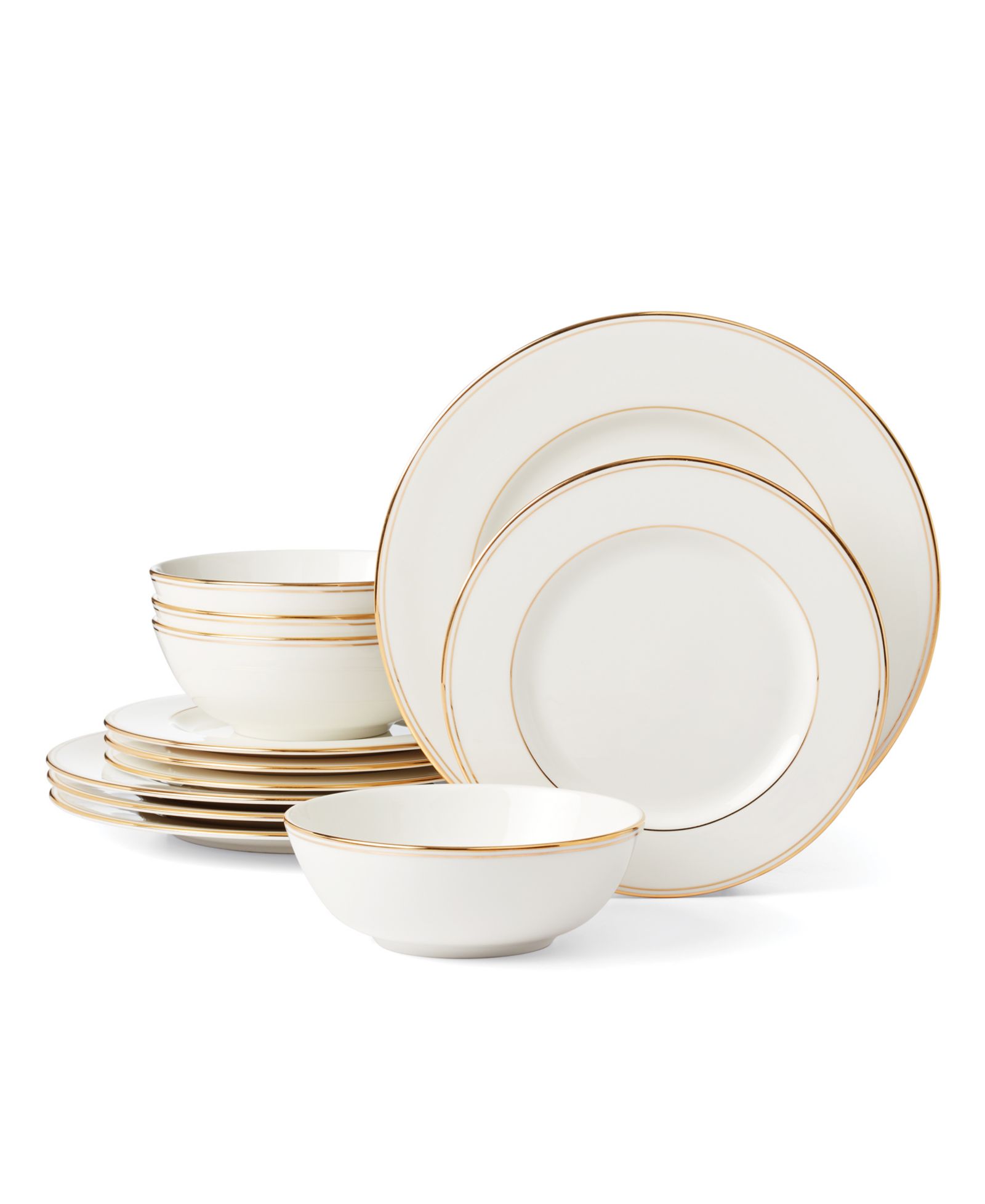 Столовый сервиз Lenox Federal Gold, 12 предметов, на 4 персоны