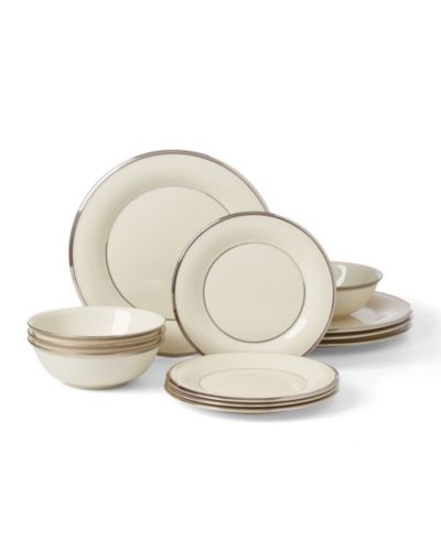 Набор столовой Lenox Solitaire, 12-Piece, на 4 персоны