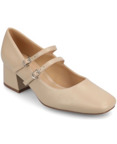 Женские туфли Journee Collection Nally Double Strap Mary Jane Pumps