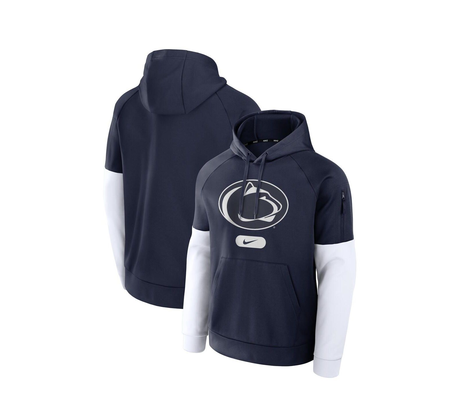 Nike Men's Navy Penn State Nittany Lions Fitness Performance Pullover Hoodie