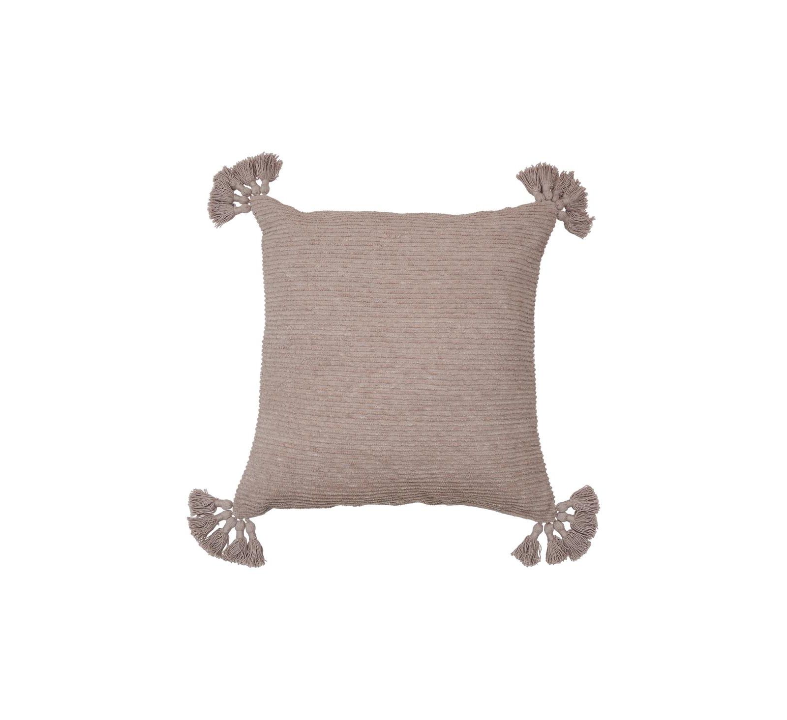 Newport Dune Beige Sand Textured Accent Throw Pillow 22" x 22"