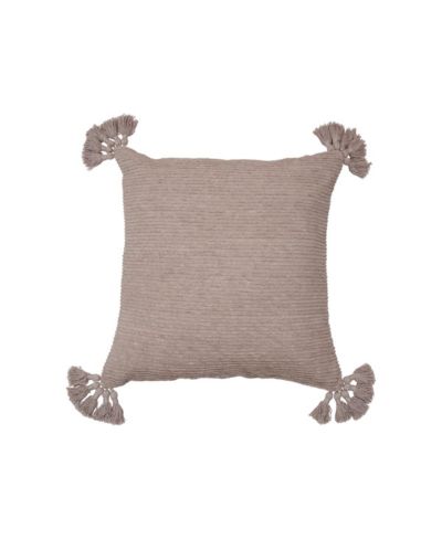 Декоративная подушка Newport Dune Beige Sand Textured Accent, 22" x 22"