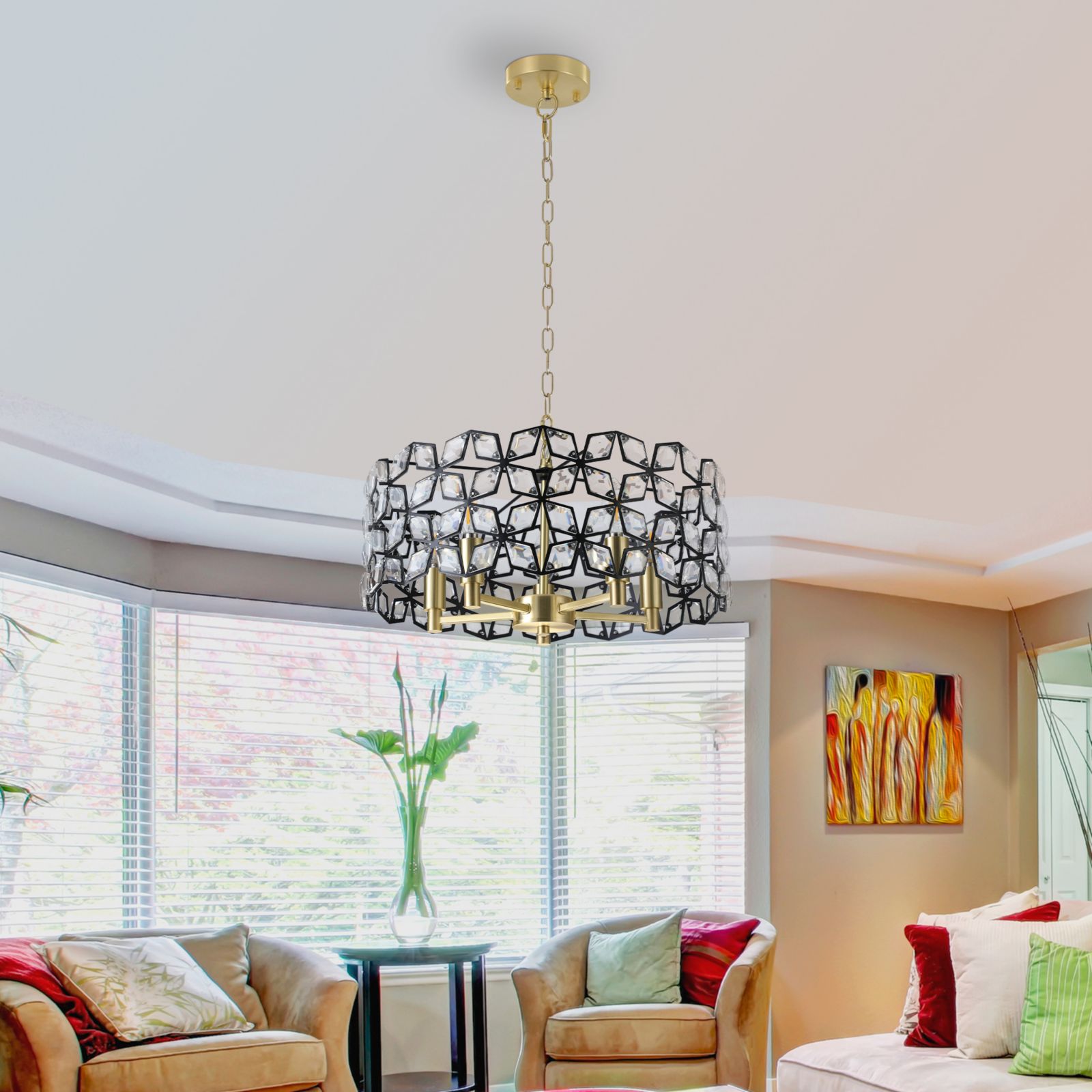 Люстра Streamdale Furniture Crystal Chandelier