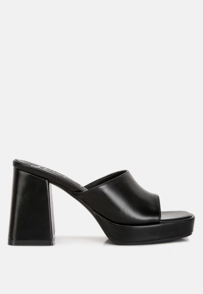 Босоножки London Rag Women's Flexes Flared Block Heel