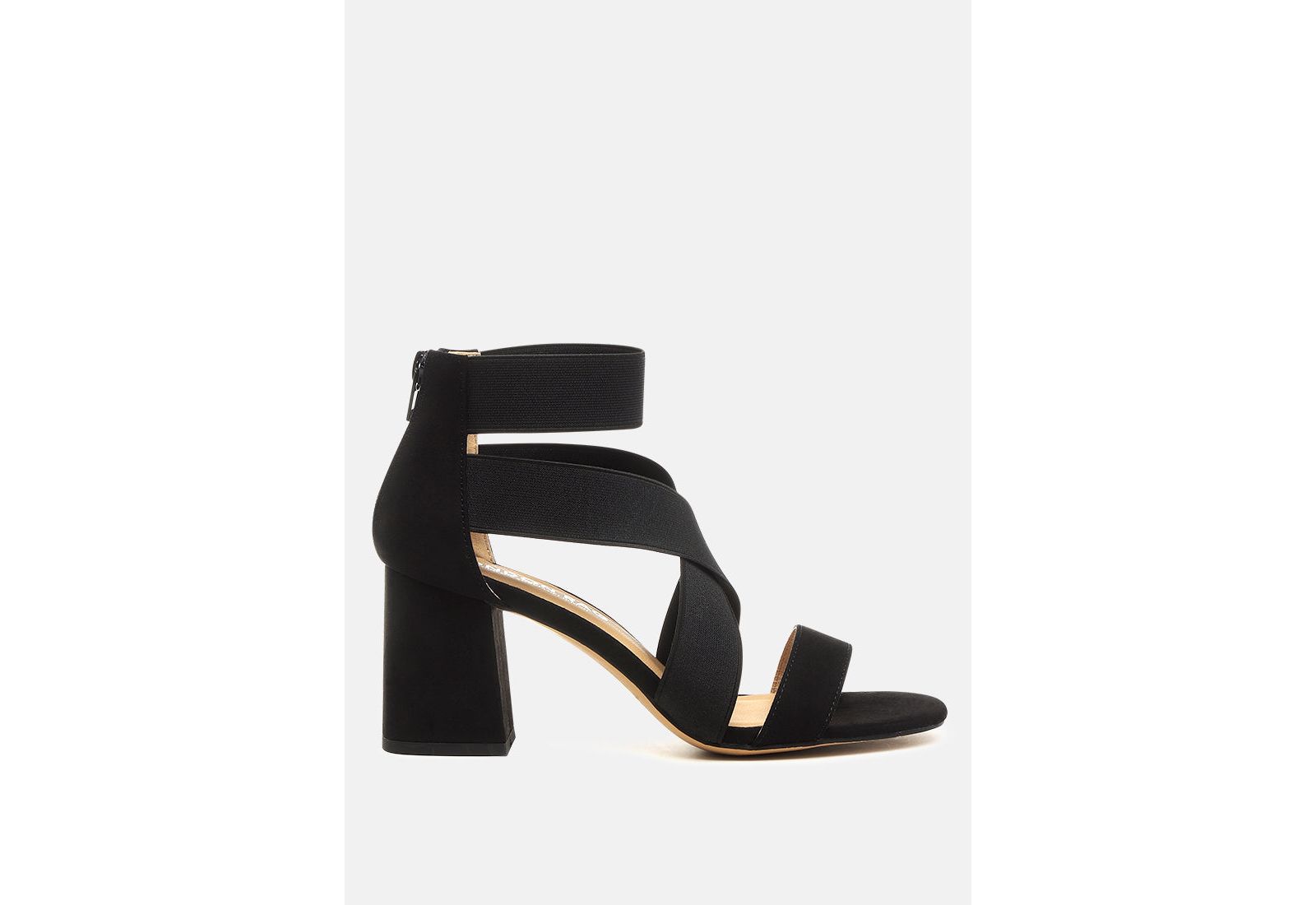 Женские босоножки London Rag Womens Benicia Elastic Strappy Block Heel