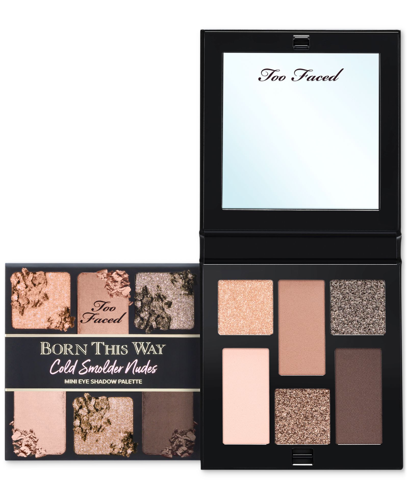 Too Faced Born This Way мини-палетка теней для век нейтральных холодных оттенков