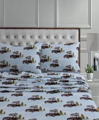 Набор постельного белья Tribeca Living Holiday Printed Cotton Flannel, King