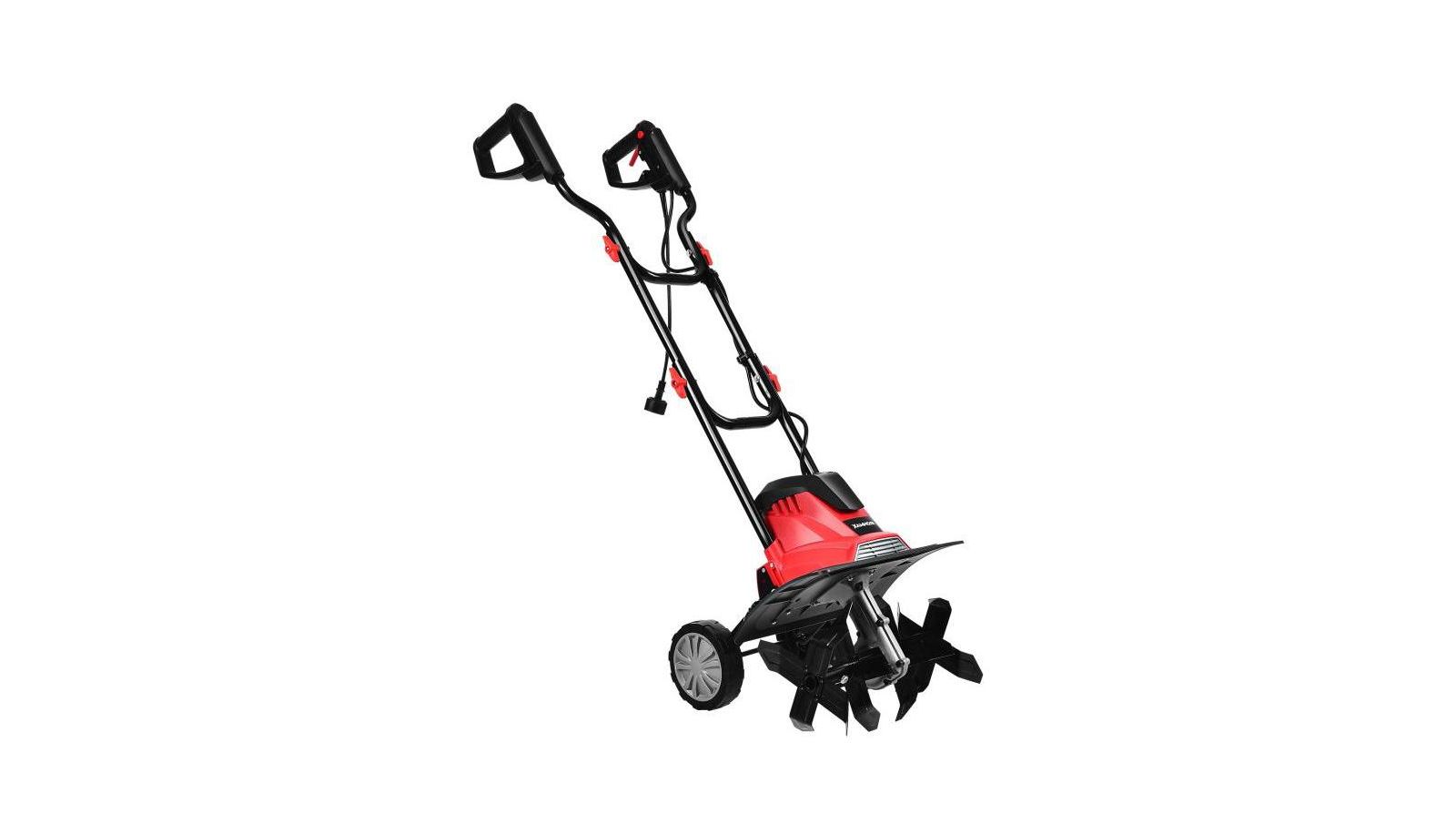 Corded Electric Tiller and Cultivator 9-Inch Tilling Depth